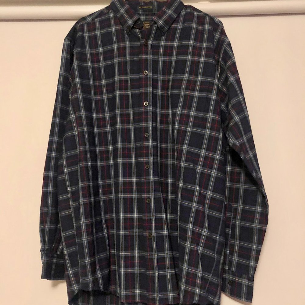 Pendleton Plaid Button-Down Shirt